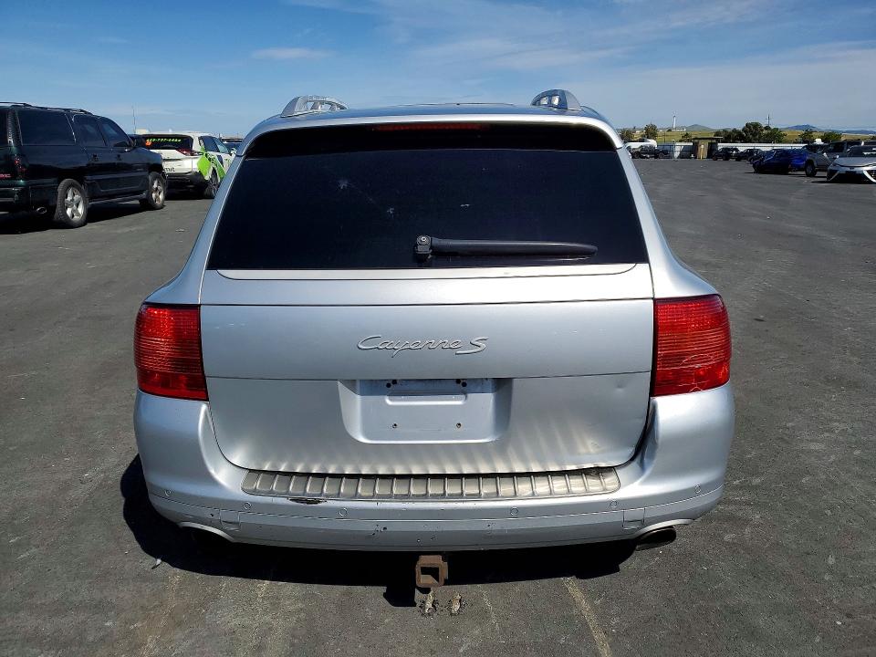 2005 Porsche Cayenne VIN WP1AB29P85LA61515 COPART salvage auction — VANDALISM, CA - SALVAGE CERTIFICATE, sold $80 on 2026-07-20 (photo 6)