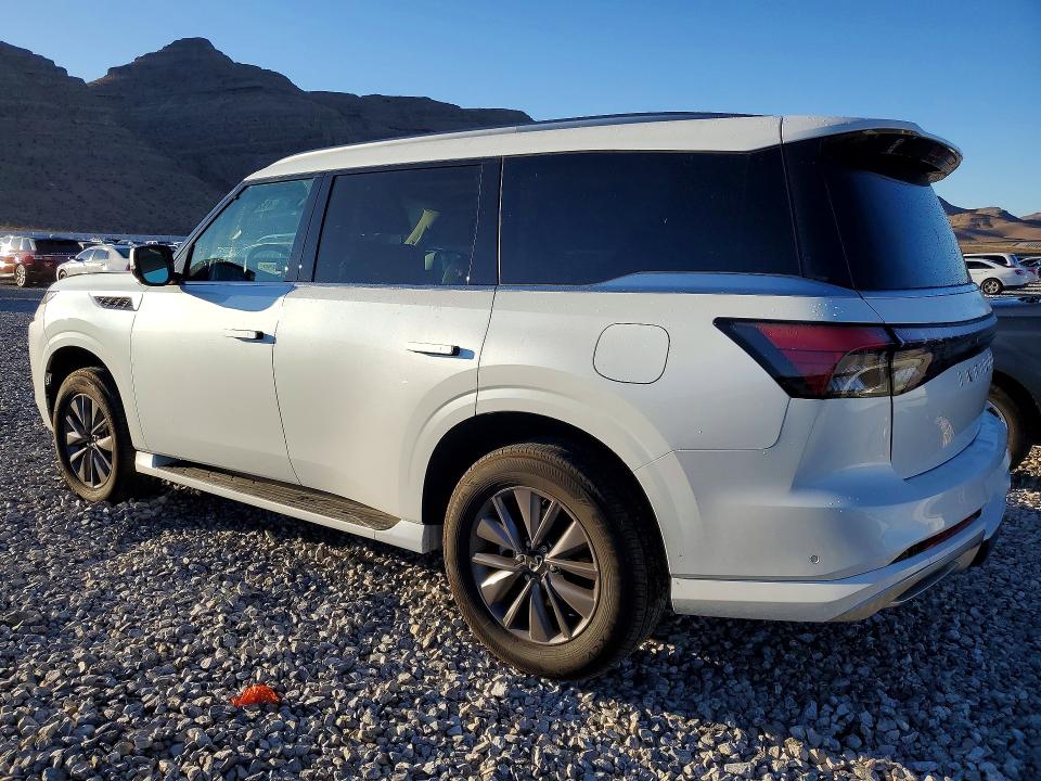 2025 Infiniti Qx80 VIN JN8AZ3AA5S9000226 COPART salvage auction — FRONT END, Ca - Salvage Certificate, sold $18,600 on 2026-07-29 (photo 2)