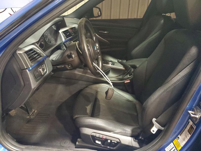 2014 BMW 3er VIN WBA3A9C52EF686341 COPART salvage auction — FRONT END, MD - CERT OF SALVAGE < 75% DAMAGE, sold $6,600 on 2026-07-14 (photo 7)
