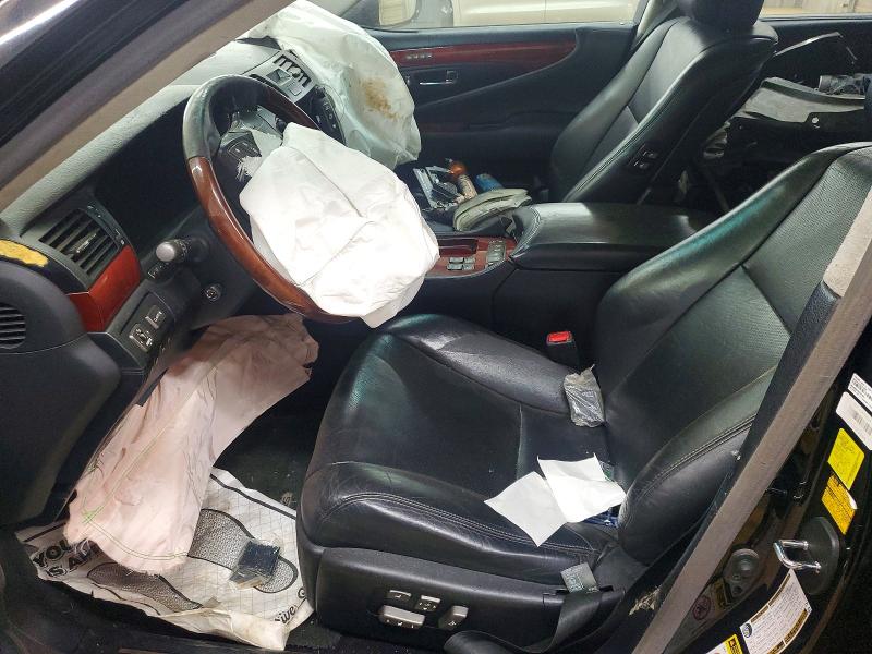 2010 Lexus Ls VIN JTHDL1EF8A5001931 COPART salvage auction — FRONT END, Nc - Salvage Certificate Of Title, sold $975 on 2026-07-22 (photo 7)