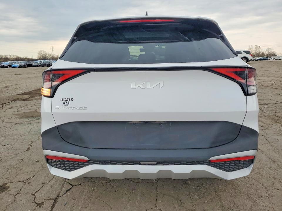 2025 Kia Sportage VIN 5XYK33DF4SG307927 COPART salvage auction — HAIL, Il - Salvage Certificate, sold $11,700 on 2026-07-08 (photo 6)