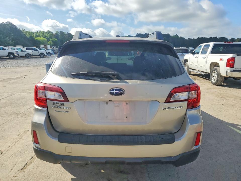 2015 Subaru Outback VIN 4S4BSBNC8F3280996 COPART salvage auction — REAR END, Ms - Cert Of Title-Salvaged, sold $1,900 on 2026-07-10 (photo 6)