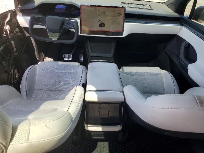 2022 Tesla Model x VIN 7SAXCBE65NF350346 COPART salvage auction — FRONT END, Ca - Salvage Certificate, sold $21,300 on 2026-07-10 (photo 8)