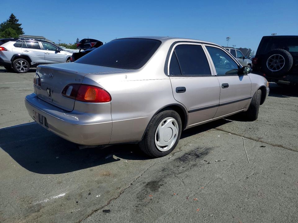 1999 Toyota Corolla VIN 1NXBR12E1XZ221974 COPART salvage auction — MINOR DENT/SCRATCHES, Ca - Dis/Dlr/Exp Only Clean Title, sold $325 on 2026-07-10 (photo 3)