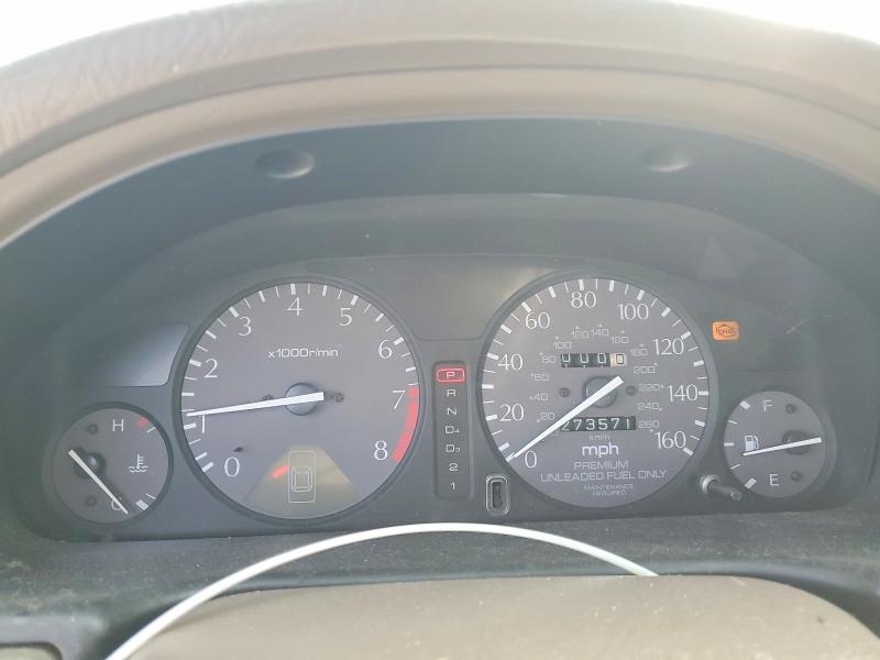 1998 Acura Tl VIN JH4UA2657WC003240 COPART salvage auction — FRONT END, Nc - Salvage Certificate Of Title, sold $200 on 2026-07-08 (photo 9)