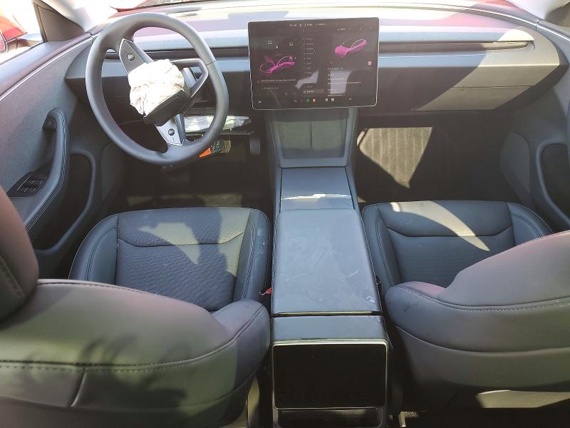 2025 Tesla Model 3 VIN 5YJ3E1EA6SF047267 COPART salvage auction — FRONT END, Salvage Title, sold $8,600 on 2026-07-15 (photo 8)