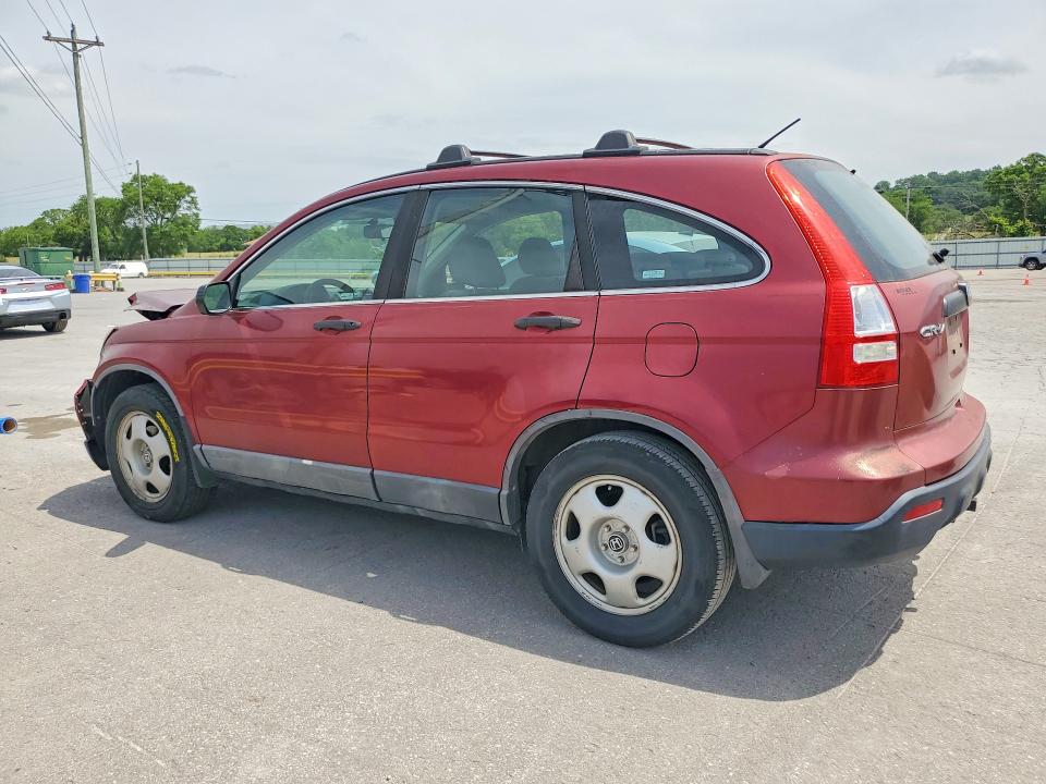 2009 Honda Cr-v VIN 5J6RE38389L000696 COPART salvage auction — FRONT END, Tn - Salvage Certificate, sold $1,850 on 2026-07-09 (photo 2)