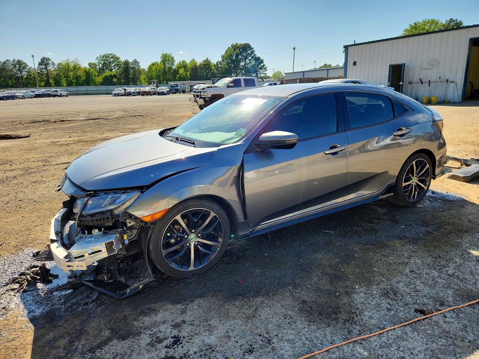 2021 Honda Civic VIN SHHFK7H42MU219553 COPART salvage auction — FRONT END, LA - CERT OF TITLE-SALVAGE, sold $3,750 on 2026-07-16 (photo 1)