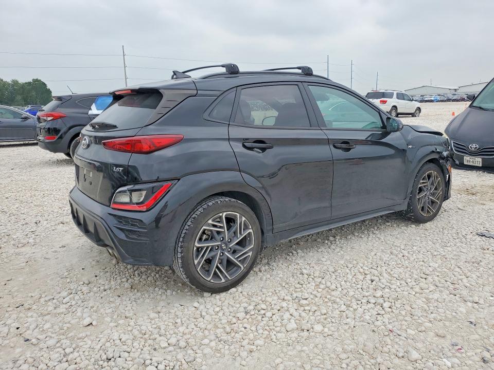 2022 Hyundai Kona VIN KM8K33A38NU868866 COPART salvage auction — FRONT END, Tx - Certificate Of Title, sold $6,000 on 2026-07-16 (photo 3)