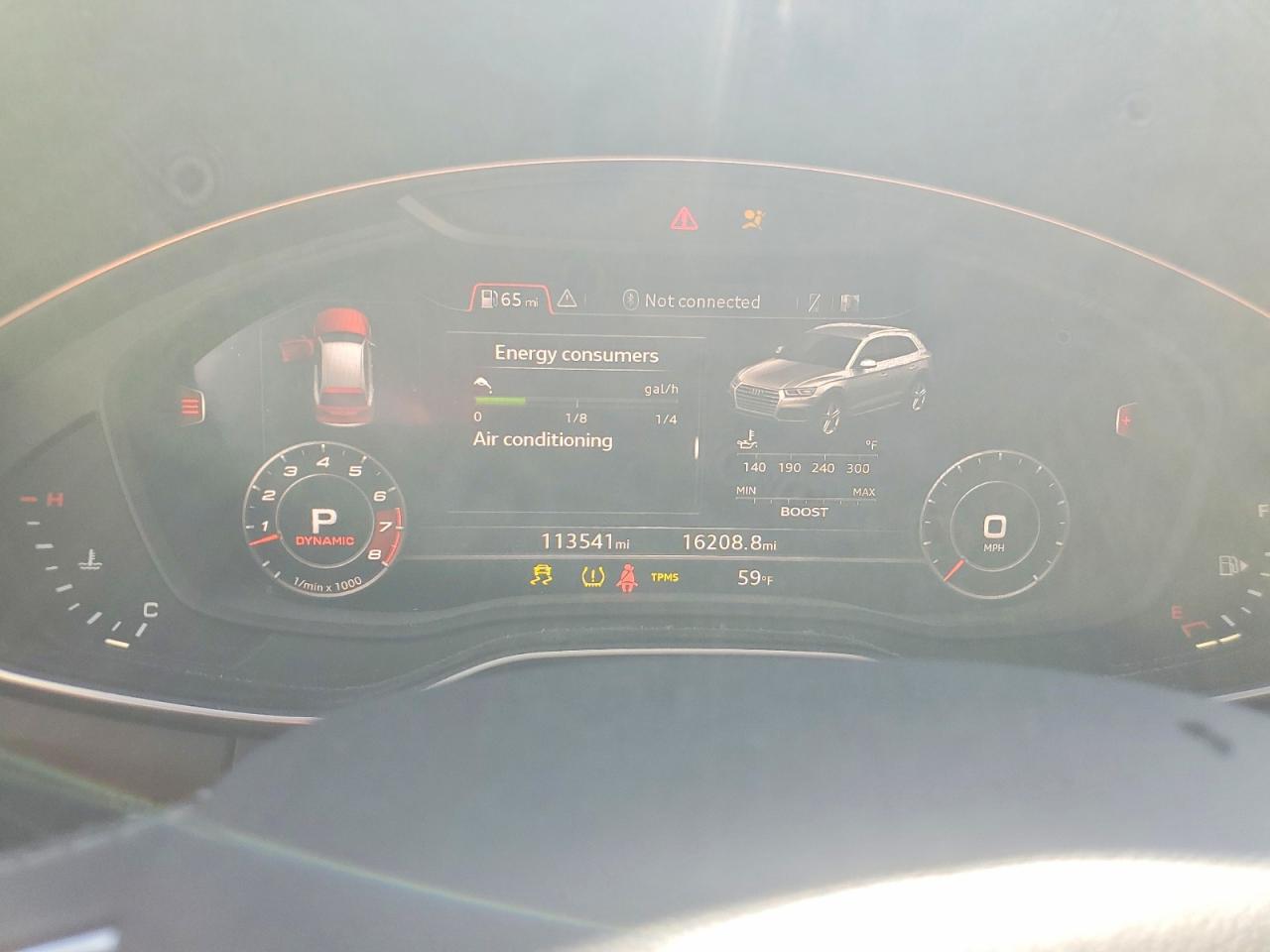 2019 Audi SQ5 VIN WA1B4AFY5K2070661 COPART salvage auction — Minor Dent/Scratches, Sc - Salvage Title, sold $8,000 on 2026-07-10 (photo 9)