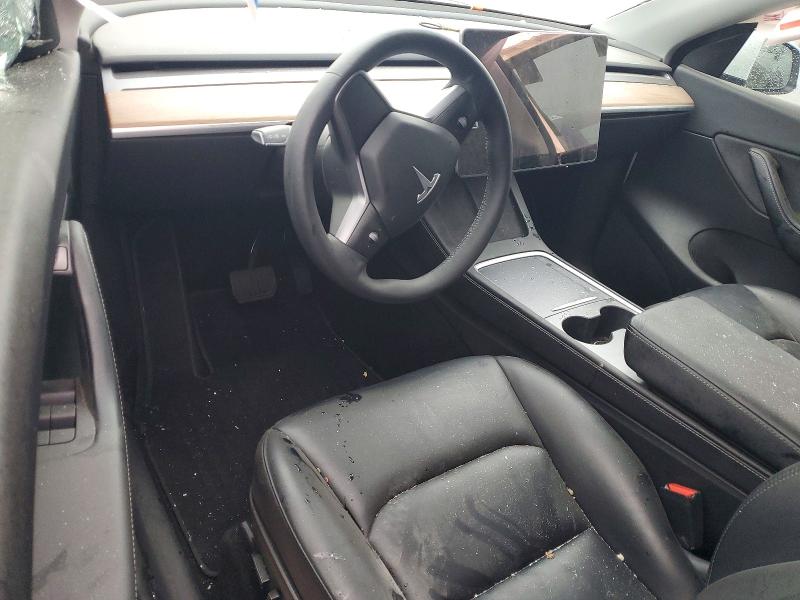 2022 Tesla Model y VIN 7SAYGAEE8NF360573 COPART salvage auction — ALL OVER, KS - CERT OF TITLE-SALVAGE, sold $3,650 on 2026-07-02 (photo 8)