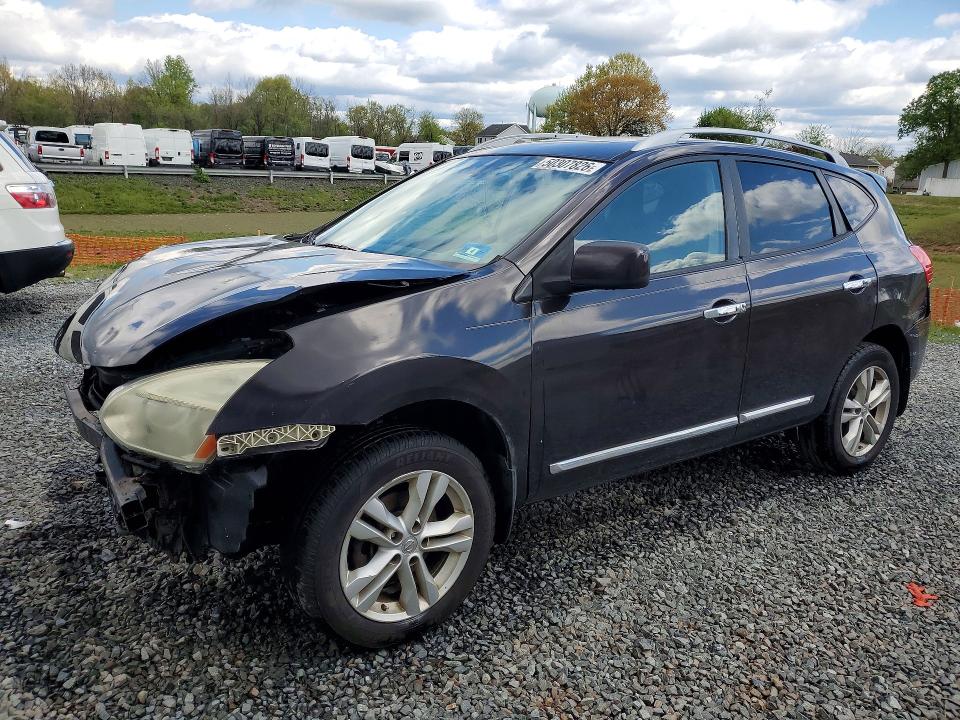 2012 Nissan Rogue VIN JN8AS5MV9CW351402 COPART salvage auction — FRONT END, NJ - CERT OF TITLE-SALVAGE, sold $350 on 2026-07-24 (photo 1)