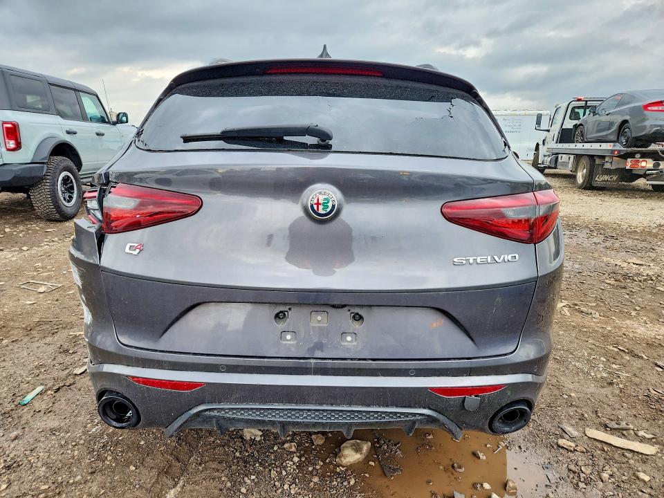 2022 Alfa romeo Stelvio VIN ZASPAKBN2N7D38179 COPART salvage auction — REAR END, Il - Salvage Certificate, sold $8,100 on 2026-07-31 (photo 6)