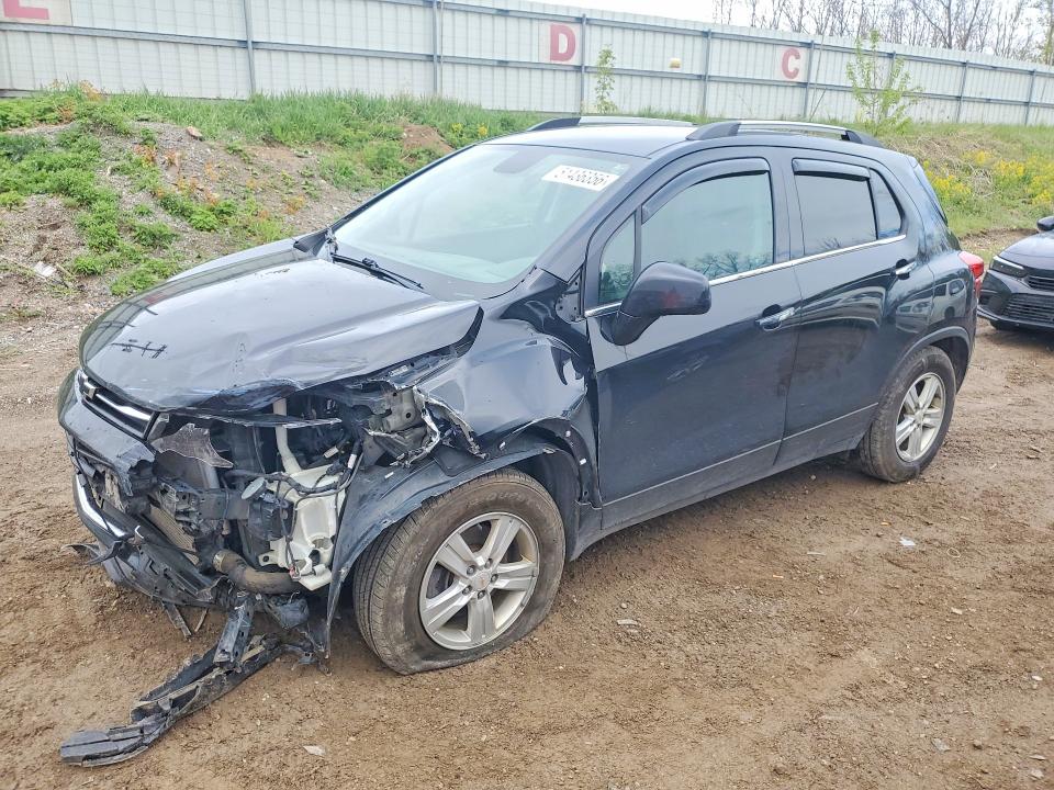 2020 Chevrolet Trax VIN KL7CJPSB0LB085624 COPART salvage auction — FRONT END, Mi - Cert Of Title-Salvage Vehicle, sold $400 on 2026-07-22 (photo 1)