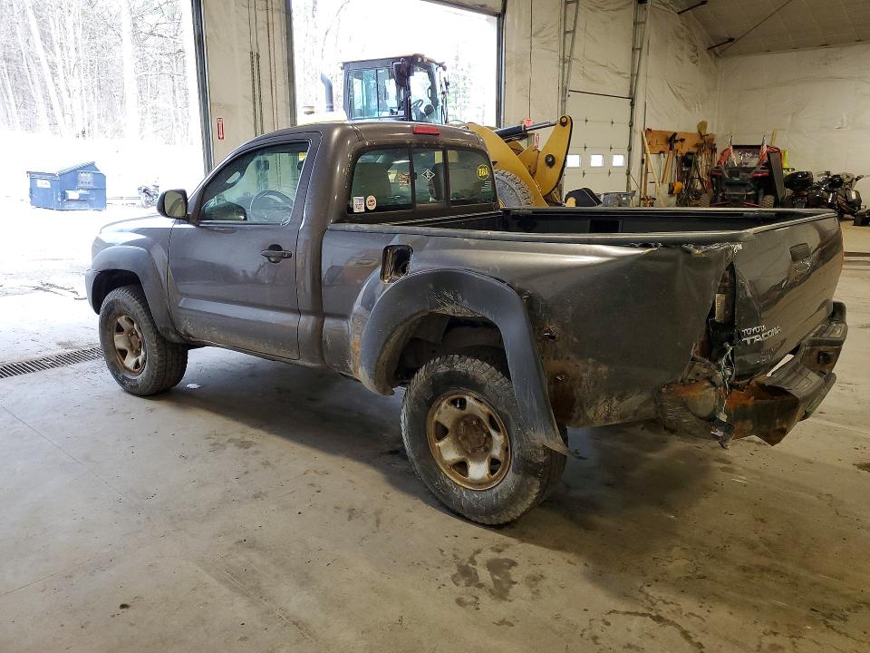 2012 Toyota Tacoma VIN 5TFPX4EN5CX007253 COPART salvage auction — REAR END, Wv - Salvage Certificate, sold $3,200 on 2026-07-27 (photo 2)