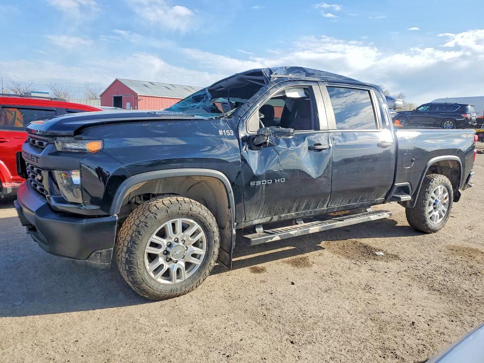 2023 Chevrolet Silverado VIN 2GC4YLEY2P1713913 COPART salvage auction — ROLLOVER, On - Permit No Brand - Unfit, sold $12,300 on 2026-07-09 (photo 1)