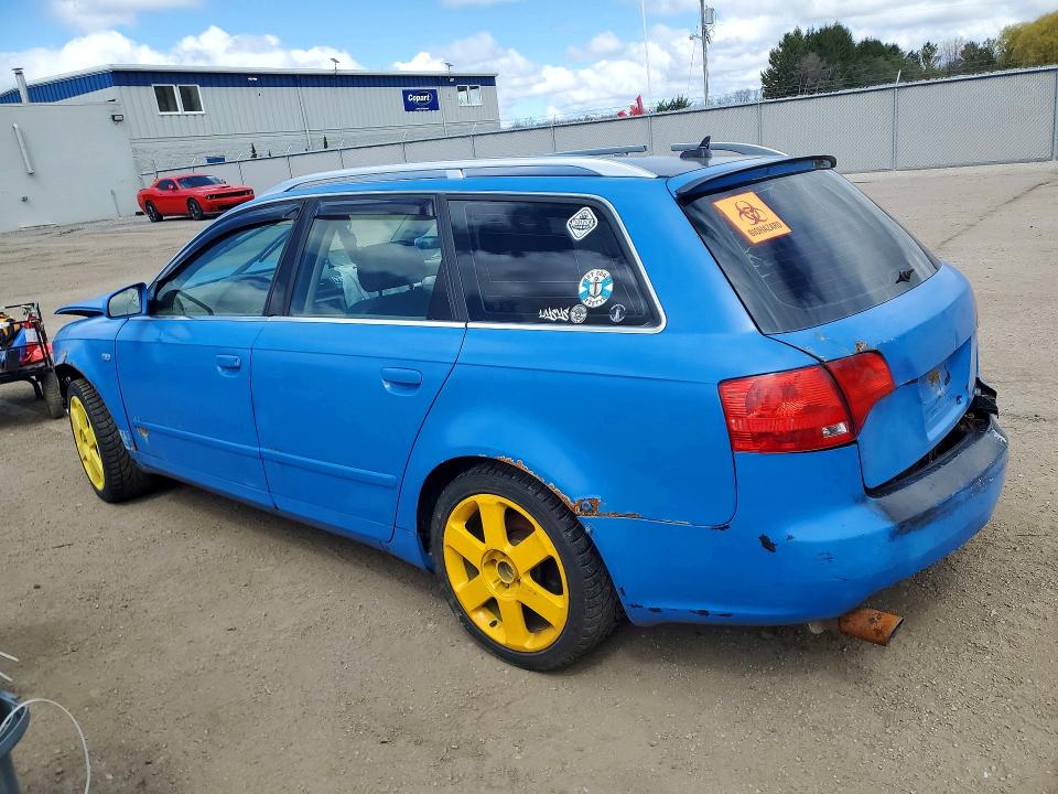 2007 Audi A4 VIN WAUKF78E57A257916 COPART salvage auction — FRONT END, ON - PERMIT SALVAGE, sold $175 on 2026-07-14 (photo 2)