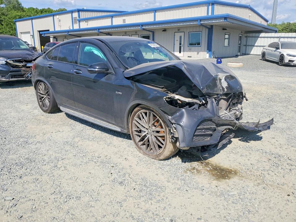 2021 Mercedes-benz Glc VIN W1N0J6EB8MF948023 COPART salvage auction — FRONT END, Nc - Salvage Certificate Of Title, sold $9,800 on 2026-07-09 (photo 4)