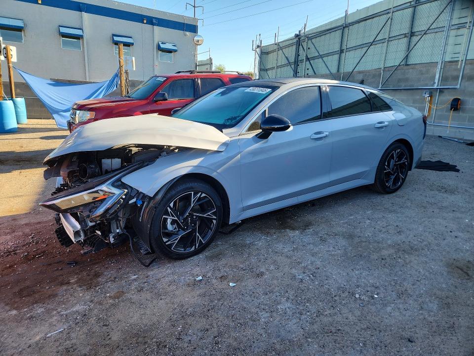 2025 Kia K5 VIN KNAG64J70S5386311 COPART salvage auction — FRONT END, Nm - Cert Of Title-Salvage, sold $4,550 on 2026-07-20 (photo 1)
