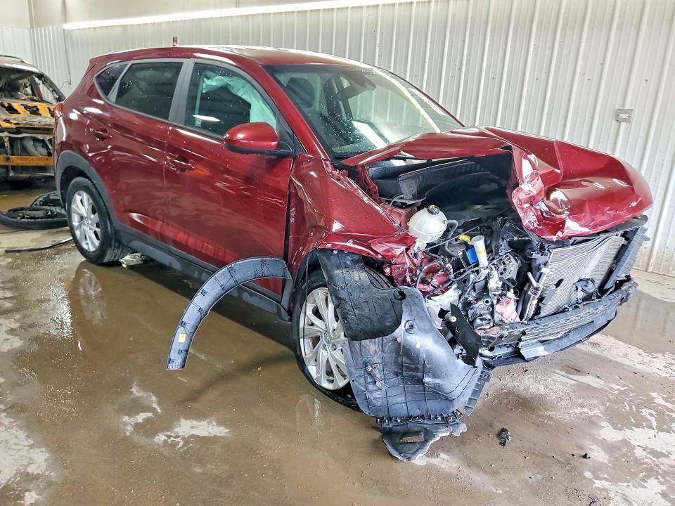 2019 Hyundai Tucson VIN KM8J23A49KU888384 COPART salvage auction — FRONT END, Il - Salvage Certificate, sold $1,500 on 2026-07-07 (photo 4)