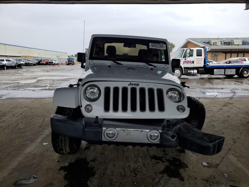 2017 Jeep Wrangler / VIN 1C4AJWBG7HL669018 COPART salvage auction — UNDERCARRIAGE, Ca - Salvage Certificate, sold $4,350 on 2026-07-09 (photo 5)