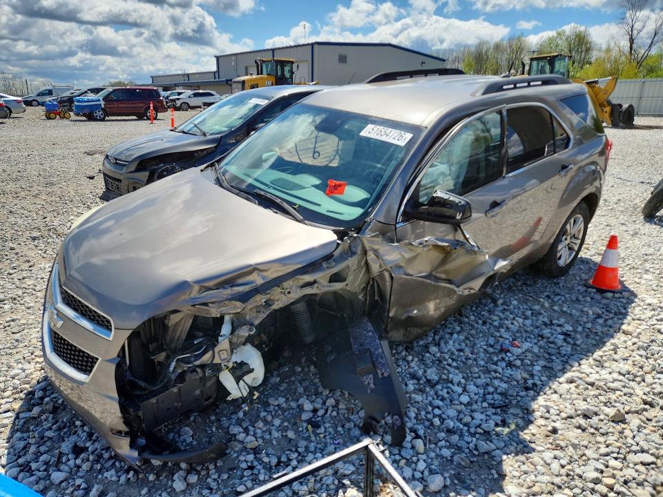 2012 Chevrolet Equinox VIN 2GNALDEK0C6156586 COPART salvage auction — FRONT END, MI - CERTIFICATE OF TITLE, sold $300 on 2026-07-02 (photo 1)