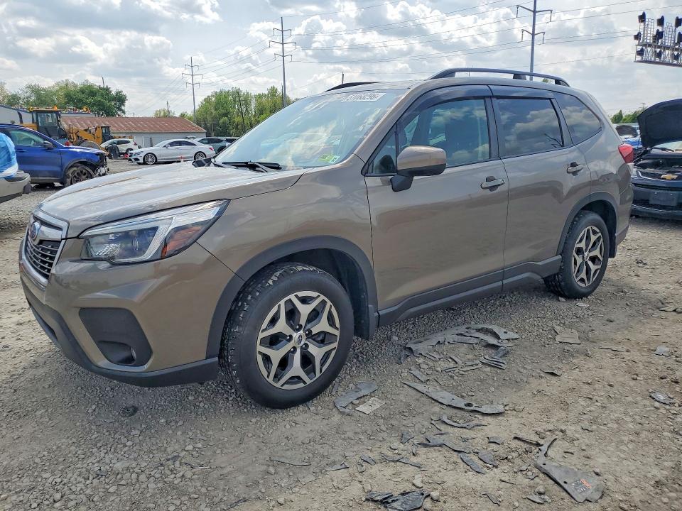 2021 Subaru Forester VIN JF2SKAJC1MH413023 COPART salvage auction — HAIL, Oh - Cert Of Title-Salvage, sold $10,700 on 2026-07-02 (photo 1)