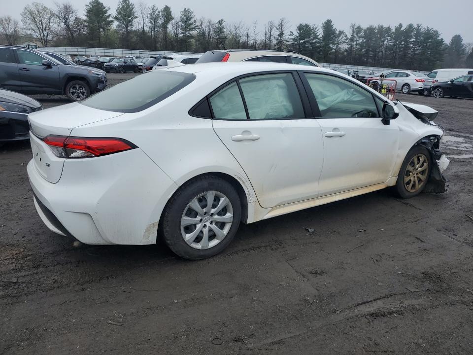2022 Toyota Corolla VIN JTDEPMAE7N3019766 COPART salvage auction — FRONT END, Md - Cert Of Salvage > 75% Damage, sold $2,950 on 2026-07-13 (photo 3)