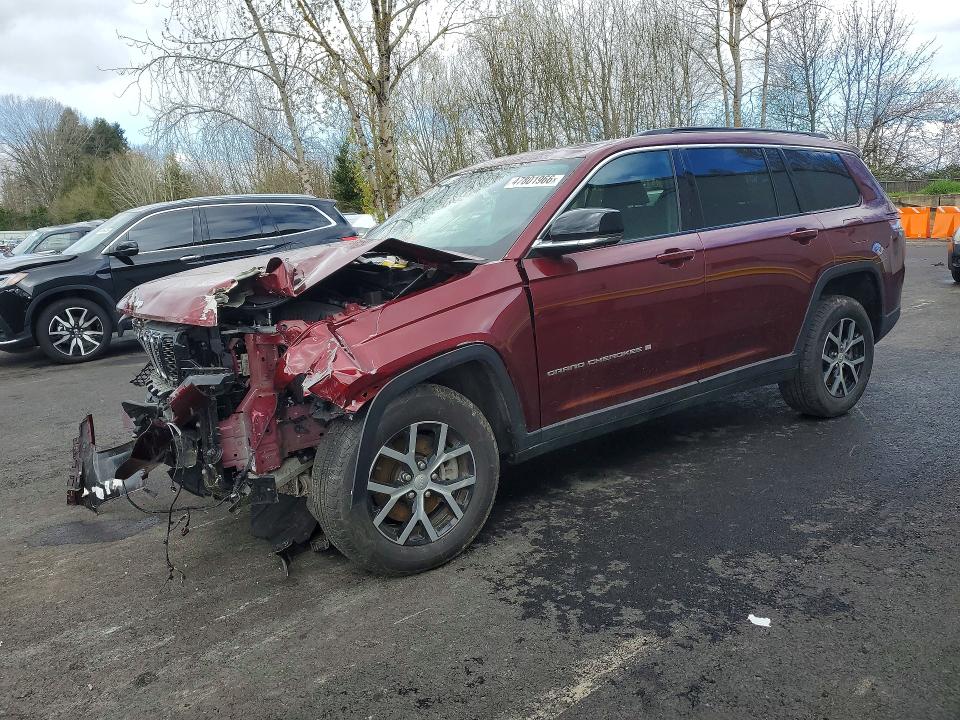 2025 Jeep Cherokee VIN 1C4RJKBG2S8631427 COPART salvage auction — FRONT END, Salvage Title, sold $8,700 on 2026-07-20 (photo 1)