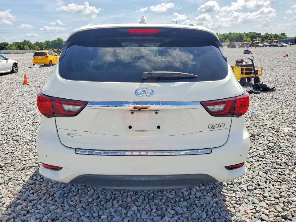 2019 Infiniti VIN 5N1DL0MN8KC519891 COPART salvage auction — FRONT END, FL, sold $20 on 2026-07-21 (photo 6)
