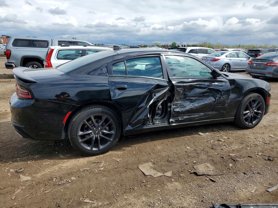 2022 Dodge Charger VIN 2C3CDXJG8NH126930 COPART salvage auction — SIDE, Il - Salvage Certificate, sold $6,800 on 2026-07-02 (photo 3)