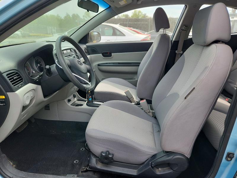 2010 Hyundai Accent VIN KMHCM3AC1AU155044 COPART salvage auction — REAR END, Md - Cert Of Salvage > 75% Damage, sold $450 on 2026-07-31 (photo 7)