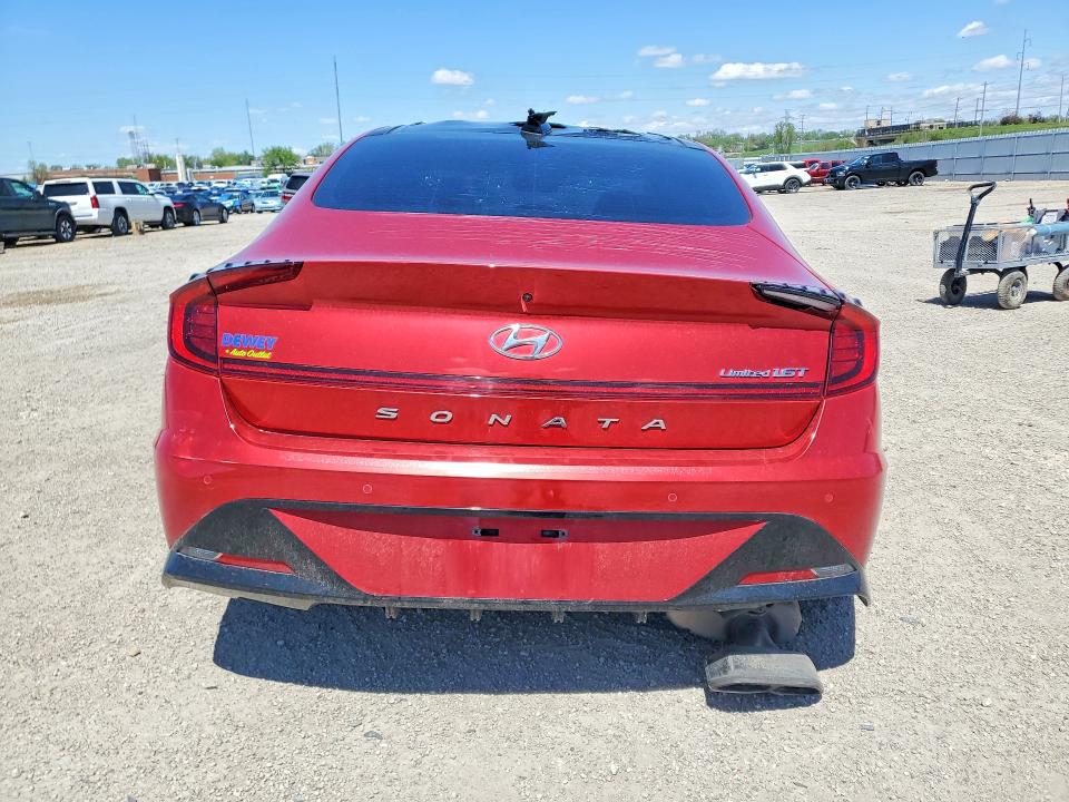 2020 Hyundai Sonata VIN 5NPEH4J28LH009736 COPART salvage auction — ROOF, Id - Salvage Certificate Of Title, sold $1,350 on 2026-07-08 (photo 6)