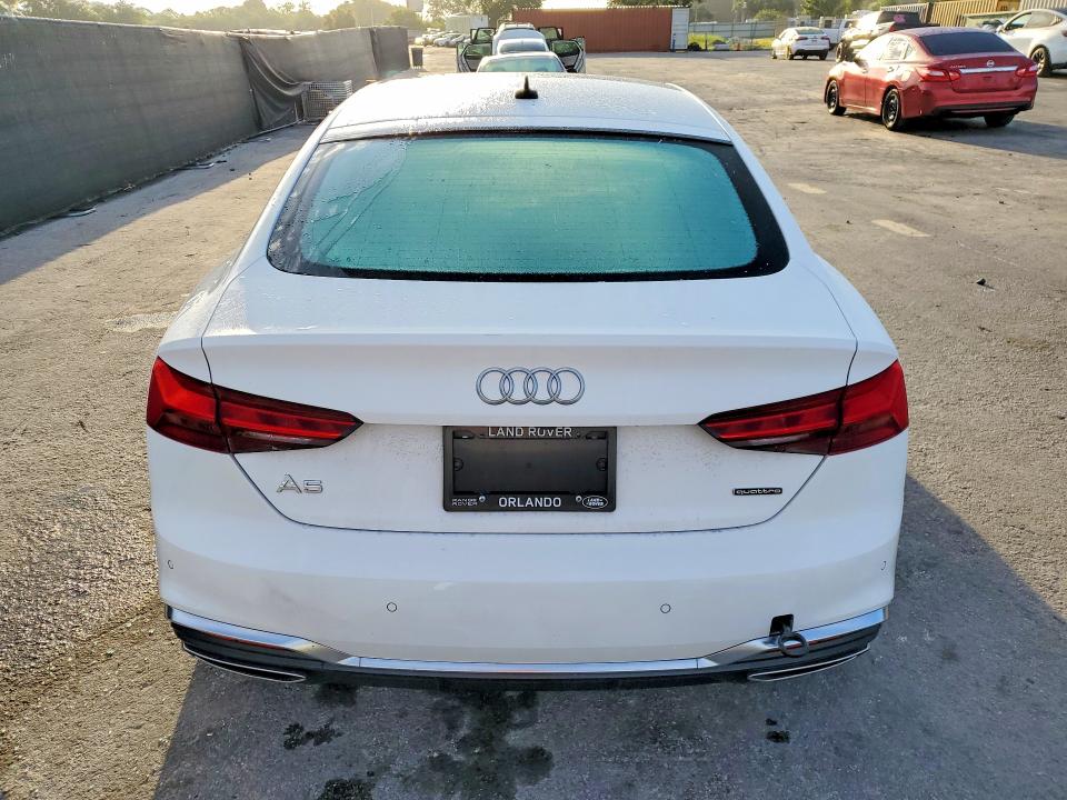 2024 Audi A5 VIN WAUFACF56RA049574 COPART salvage auction — FRONT END, Fl - Cert Of Title Slvg Rebuildable, sold $15,300 on 2026-07-02 (photo 6)