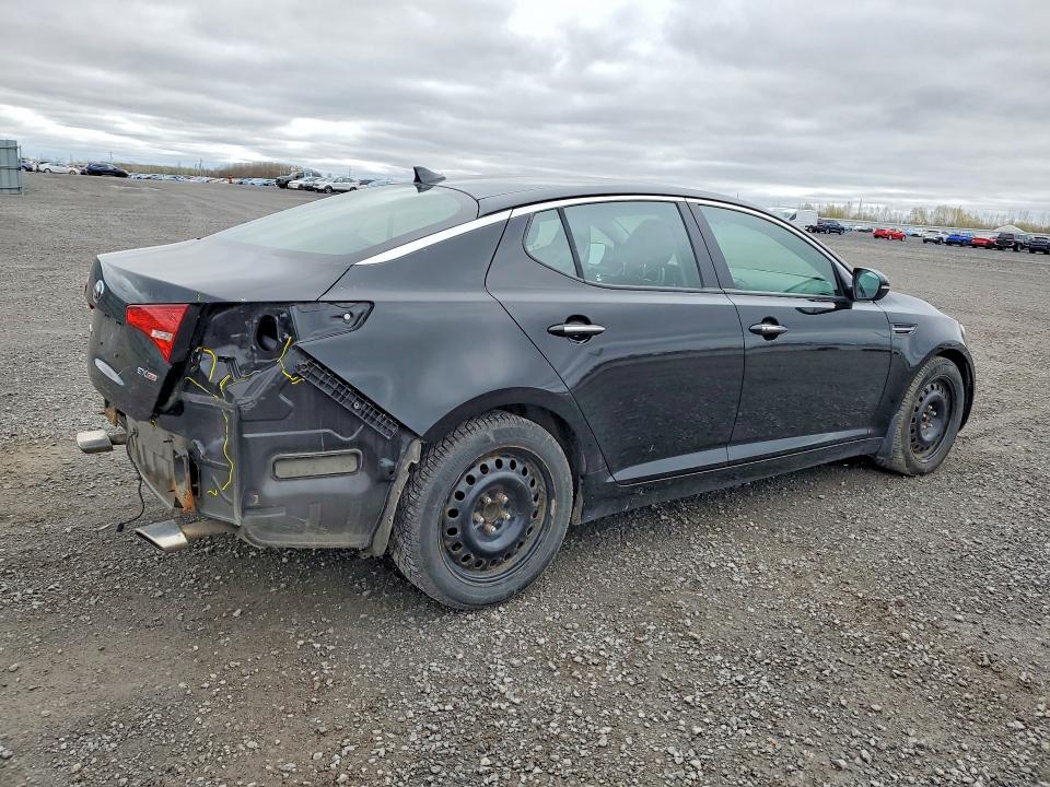 2013 Kia VIN KNAGN4A71D5418284 COPART salvage auction — REAR END, On - Permit Salvage, sold $1,050 on 2026-07-07 (photo 3)