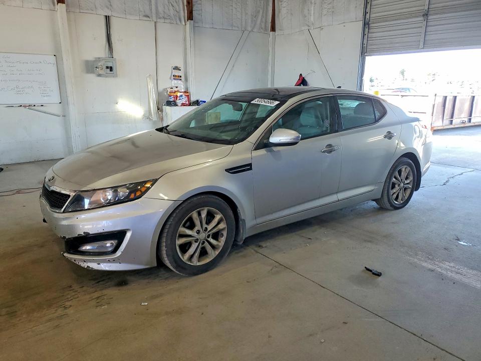 2013 Kia Optima VIN 5XXGN4A73DG127655 COPART salvage auction — REAR END, Salvage Title, sold $300 on 2026-07-13 (photo 1)