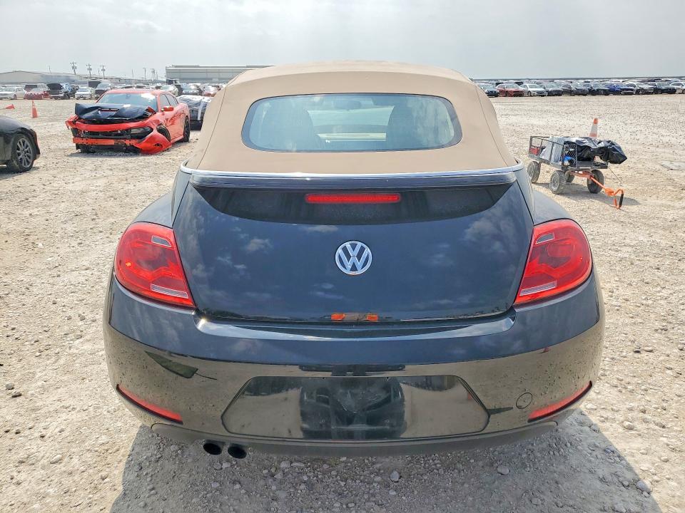 2015 Volkswagen Beetle VIN 3VW517AT1FM802872 COPART salvage auction — FRONT END, Tx - Salvage Vehicle Title, sold $3,650 on 2026-07-02 (photo 6)