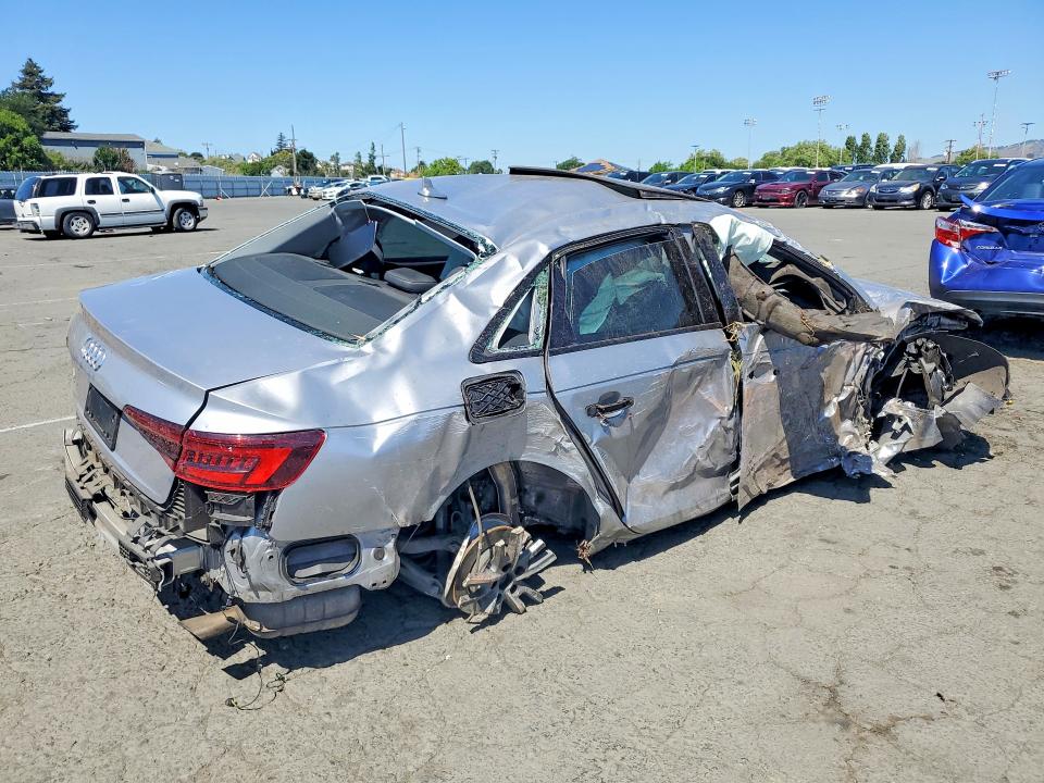 2019 Audi A4 VIN WAUGMAF49KN016526 COPART salvage auction — ROLLOVER, Ca - Salvage Certificate, sold $175 on 2026-07-24 (photo 3)