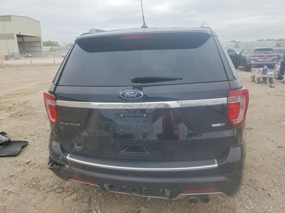 2018 Ford Explorer VIN 1FM5K8HT6JGC05775 COPART salvage auction — REAR END, Ks - Cert Of Title-Salvage, sold $5,200 on 2026-07-09 (photo 6)