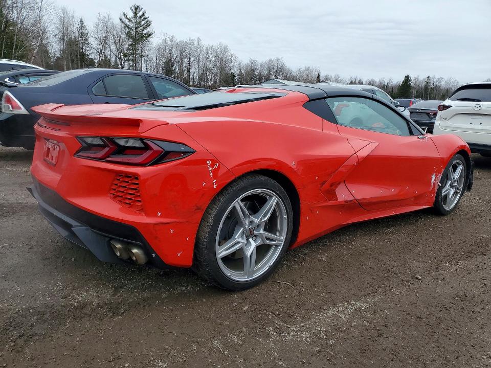 2022 Chevrolet Corvette VIN 1G1YB2D47N5121620 COPART salvage auction — FRONT END, ON - PERMIT NO BRAND - UNFIT, sold $51,000 on 2026-07-02 (photo 3)