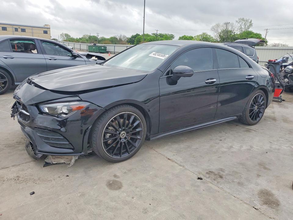 2022 Mercedes-benz Cla-klasse VIN W1K5J4GB8NN297214 COPART salvage auction — FRONT END, TX, sold $14,500 on 2026-07-16 (photo 1)