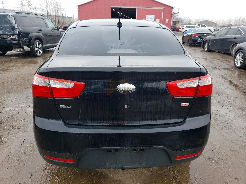 2013 Kia Rio VIN KNADM4A36D6248310 COPART salvage auction — FRONT END, Salvage Title, sold $150 on 2026-07-23 (photo 6)