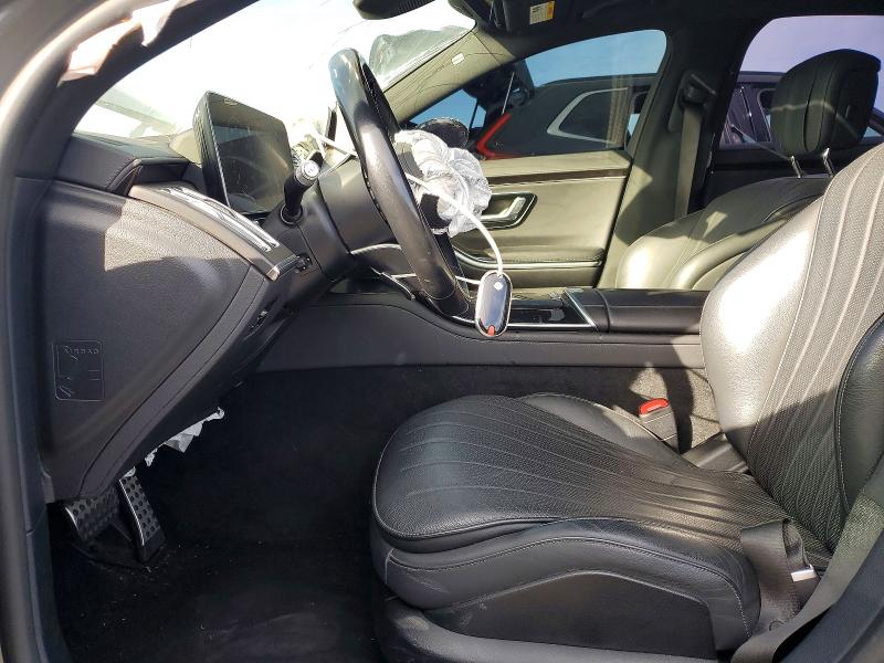 2023 Mercedes-benz S-klasse VIN W1K6G6DB0PA189148 COPART salvage auction — FRONT END, Salvage Title, sold $22,900 on 2026-07-27 (photo 7)
