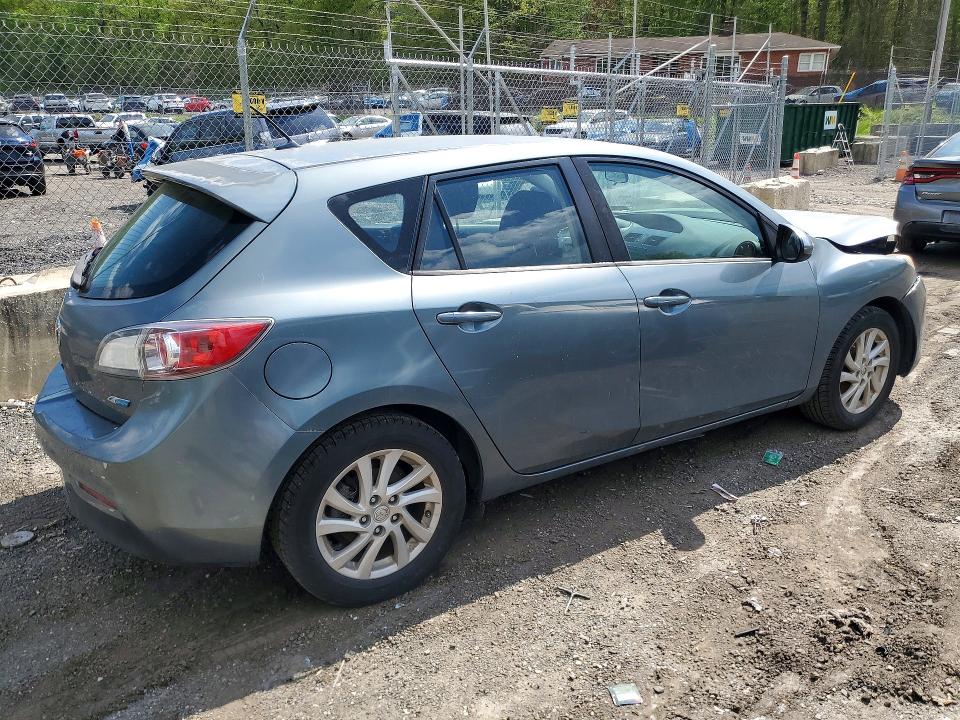 2012 Mazda 3 VIN JM1BL1L88C1628636 COPART salvage auction — FRONT END, Md - Cert Of Salvage > 75% Damage, sold $275 on 2026-07-23 (photo 3)