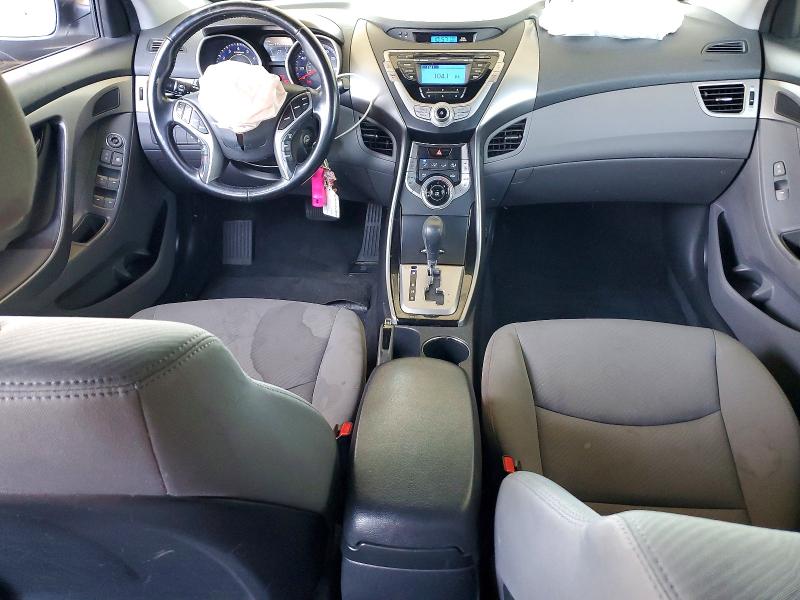 2013 Hyundai Elantra VIN KMHDH4AE7DU551595 COPART salvage auction — FRONT END, Ca - Salvage Certificate, sold $725 on 2026-07-09 (photo 8)