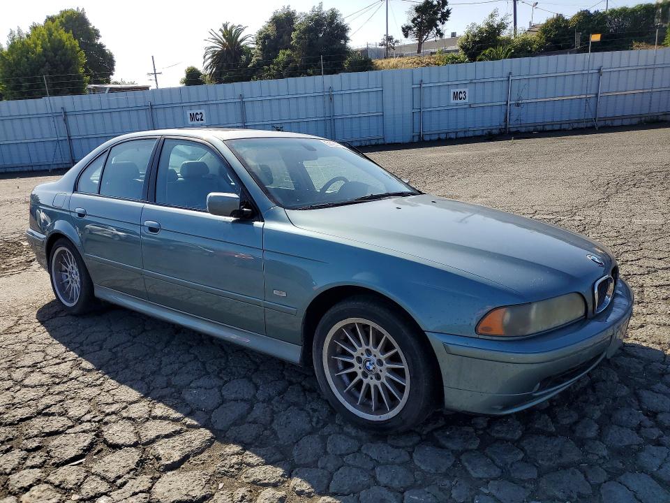 2001 BMW 5 series VIN WBADN63421GM72288 COPART salvage auction — SIDE, CA - SALVAGE CERTIFICATE, sold $750 on 2026-07-24 (photo 4)