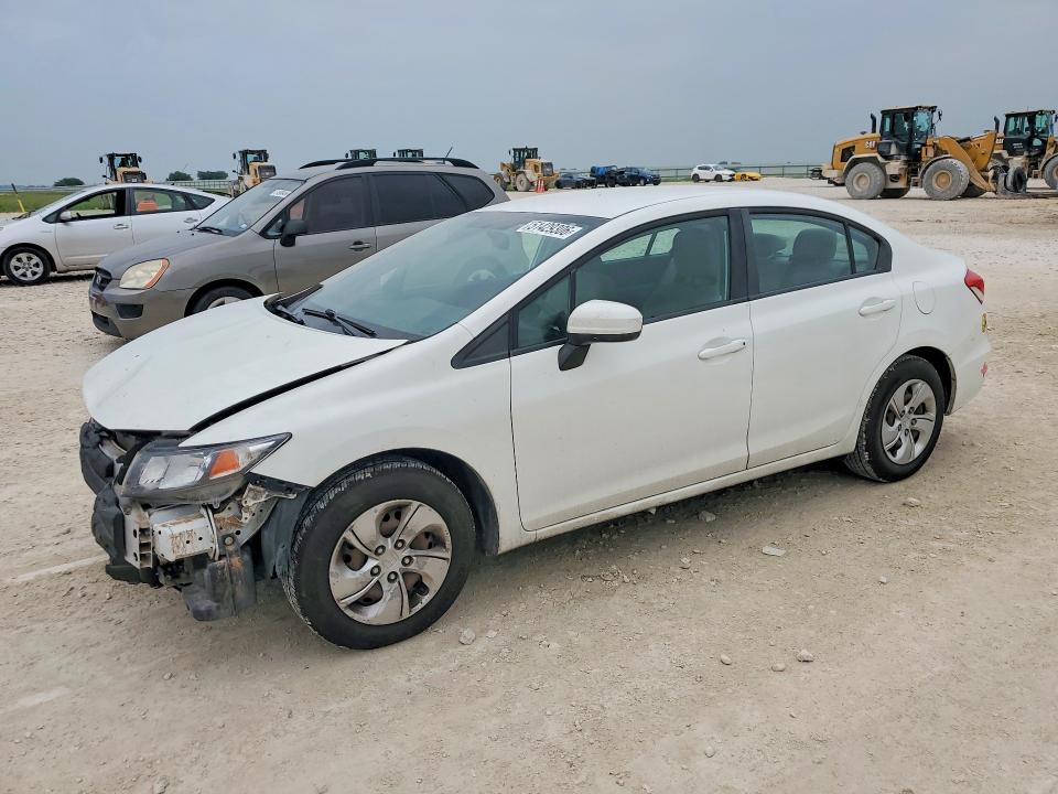 2015 Honda VIN 2HGFB2F54FH530271 COPART salvage auction — FRONT END, Tx - Salvage Vehicle Title, sold $70 on 2026-07-09 (photo 1)