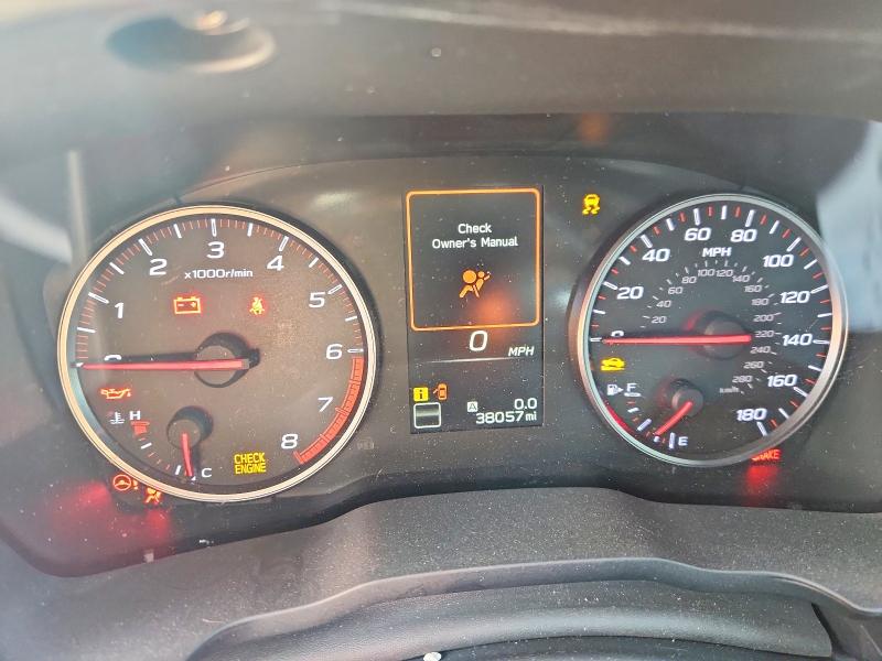 2022 Subaru Wrx VIN JF1VBAA67N9029982 COPART salvage auction — SIDE, Ca - Salvage Certificate, sold $2,950 on 2026-07-07 (photo 9)