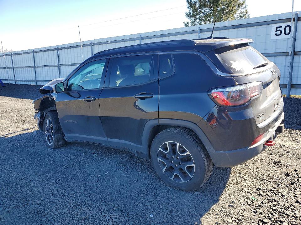 2021 Jeep Compass VIN 3C4NJDDB0MT599805 COPART salvage auction — FRONT END, Id - Certificate Of Title, sold $400 on 2026-07-09 (photo 2)