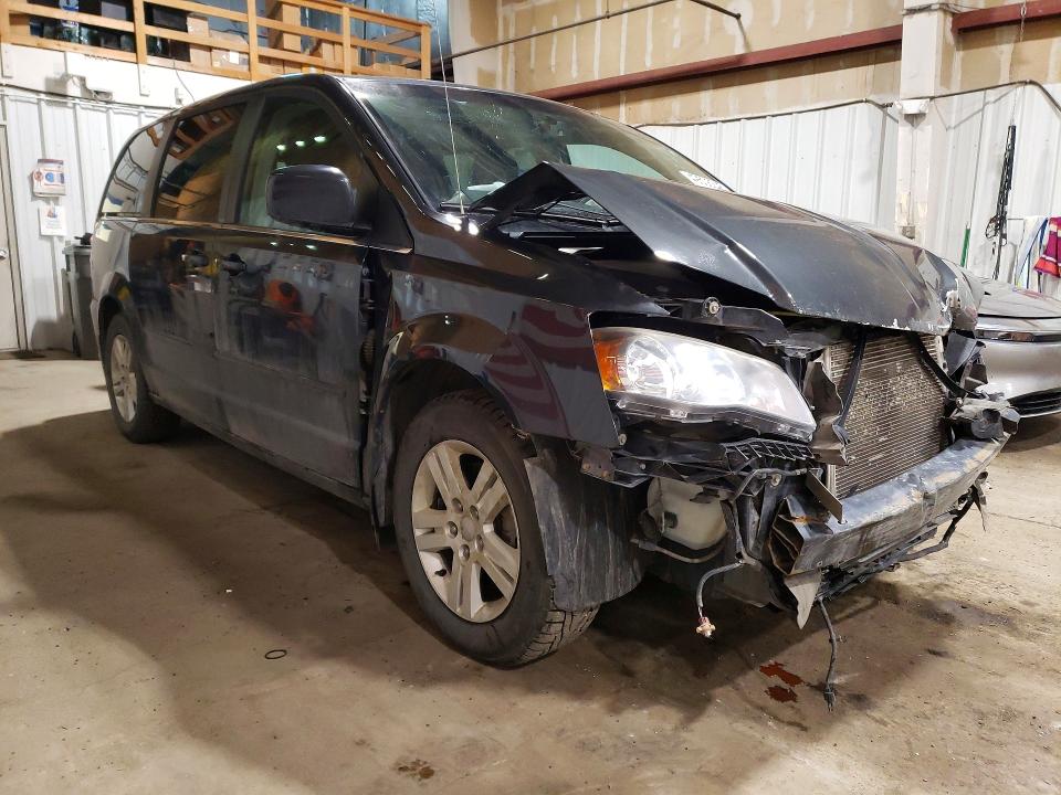 2012 Dodge Caravan VIN 2C4RDGDG7CR268887 COPART salvage auction — FRONT END, Ak - Bill Of Sale- Salvage, sold $25 on 2026-07-28 (photo 4)